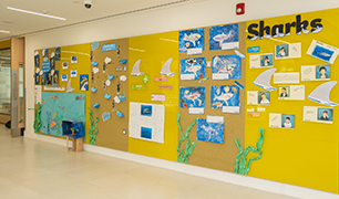 Misk Schools hallway in Saudi Arabia